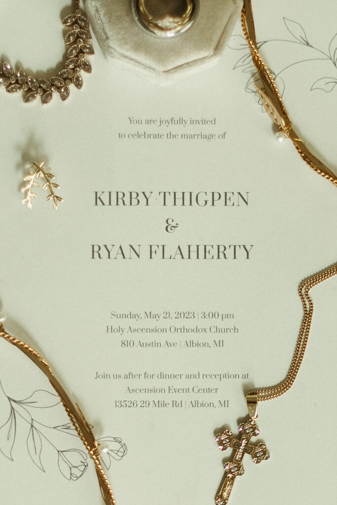 Timeless, Filmic Wedding Invite