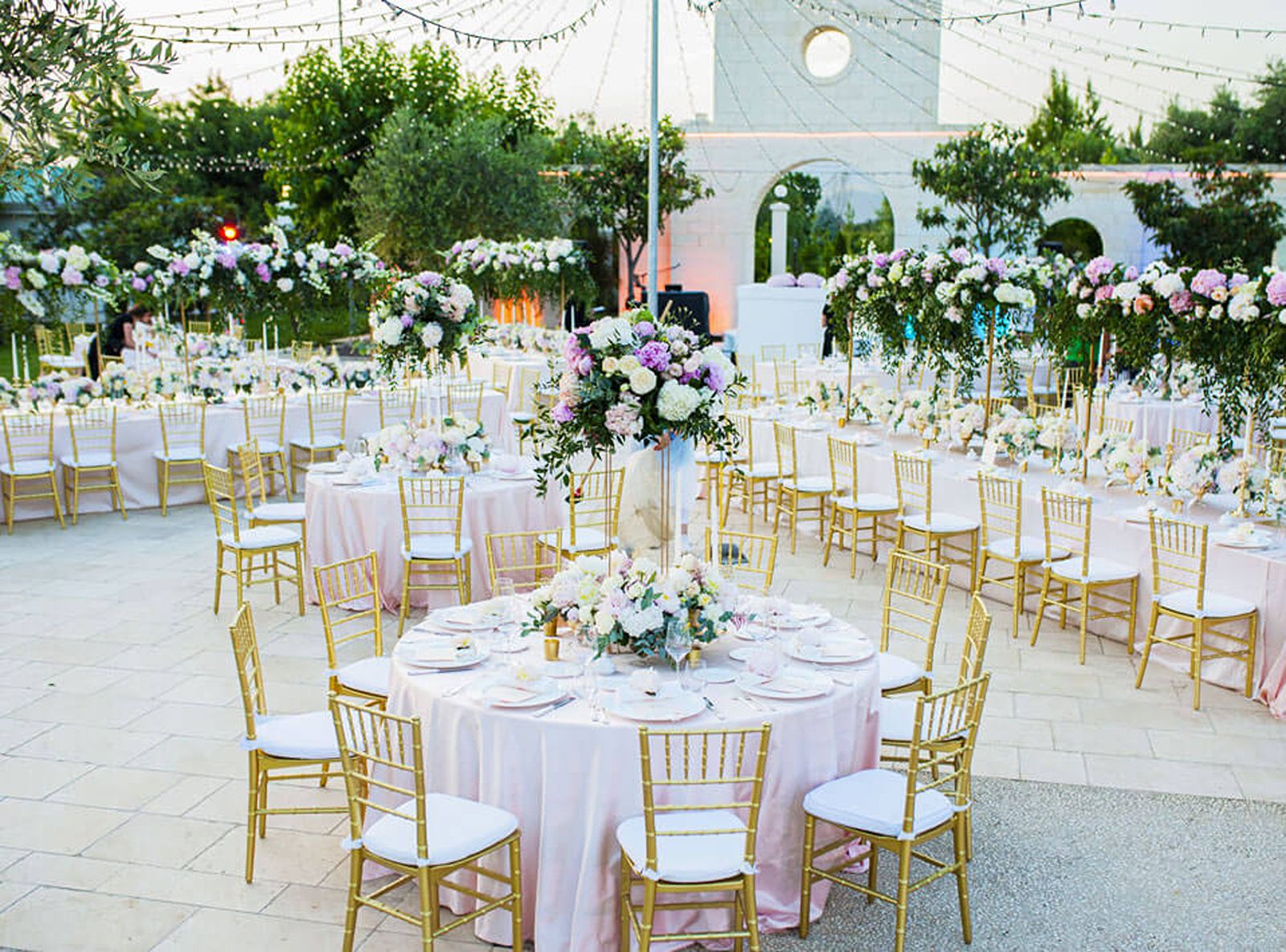 Amalfi Coast Wedding Reception