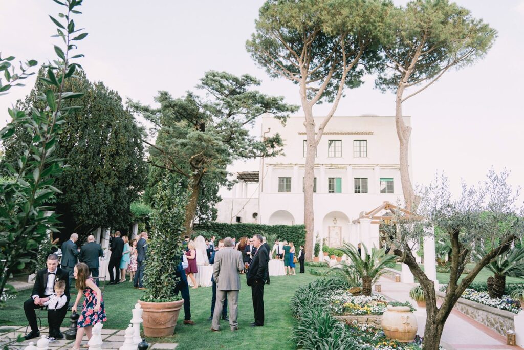 Amalfi Coast Wedding Reception