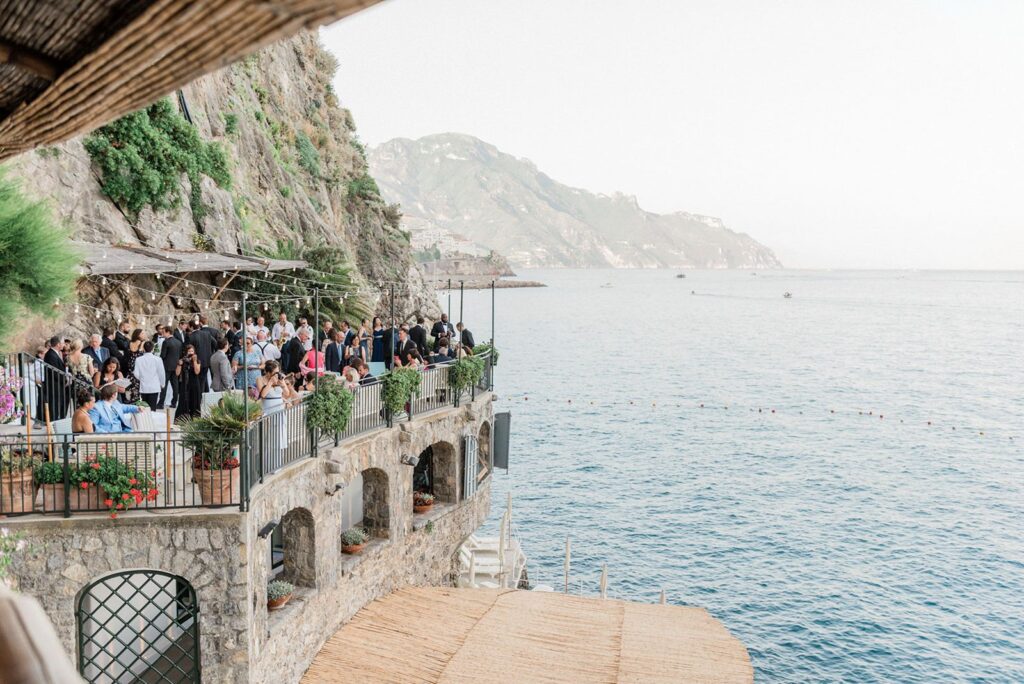 Amalfi Coast Wedding Reception