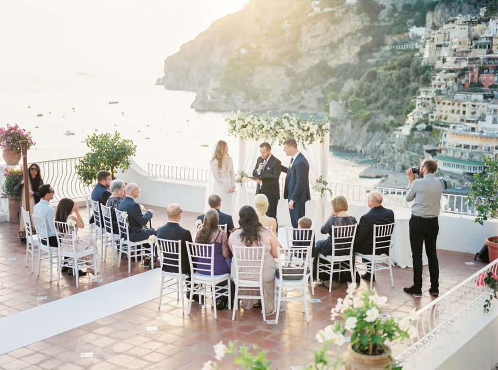 Amalfi Coast Wedding Reception