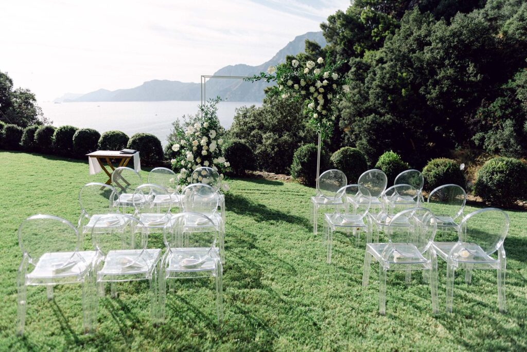 Amalfi Coast Wedding Reception