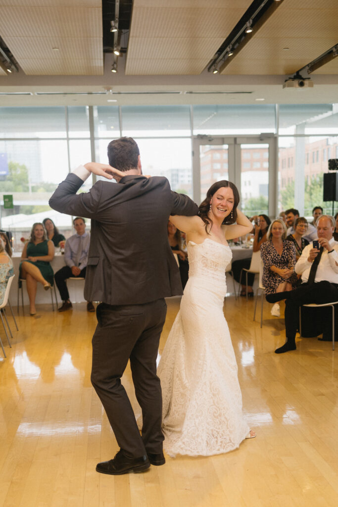 Reception at downtown market in Grand Rapids michigan