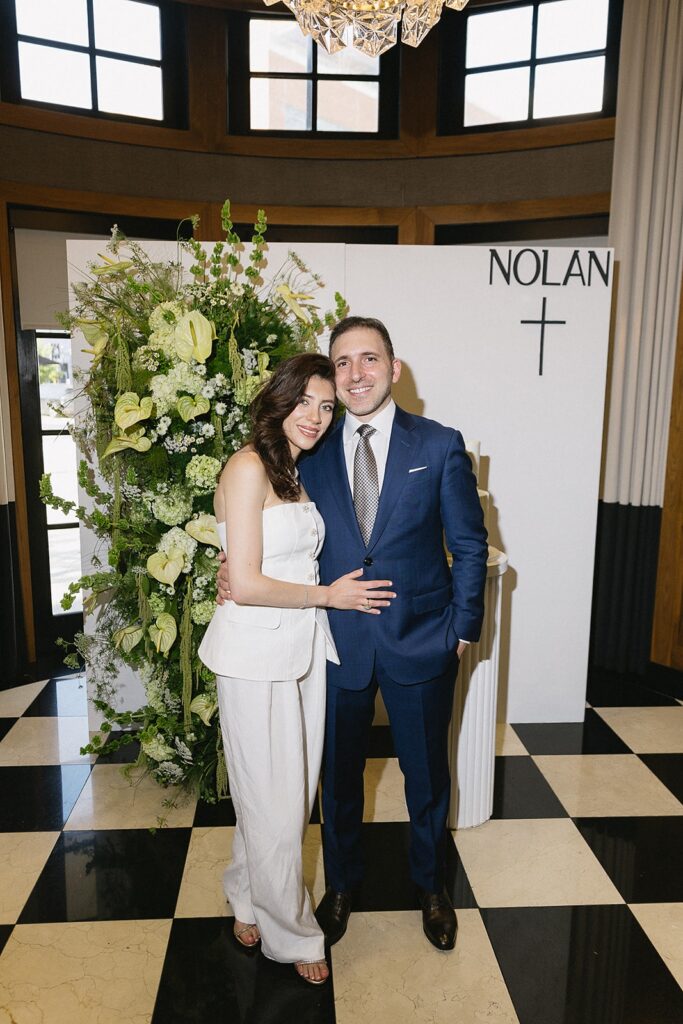 Elegant baptism reception at The Townsend Hotel in Birmingham, Michigan